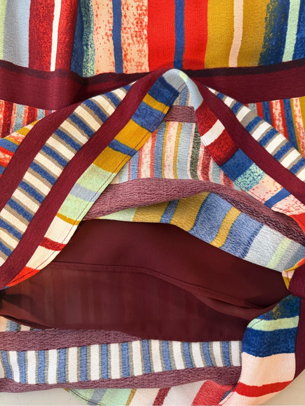 Maeve Anthropologie Multicolor Striped Shift Dress Size 0 - Picture 12 of 14